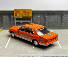 Load image into Gallery viewer, Master 1:64 Orange AMG 560SEL W126 VIP Sedan Sport Model Diecast Metal Car BN
