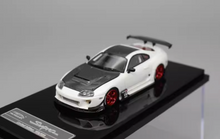Load image into Gallery viewer, YM 1:64 JDM White Supra A80 JAZ80 Racing Sports Model Diecast Resin Car New Collection
