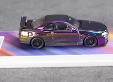 Load image into Gallery viewer, Aurora 1:64 JDM Skyline GTR R34 Z-tune AIT Sports Model Diecast Metal Car New Collection
