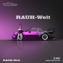 Load image into Gallery viewer, Aurora 1:64 992 GT3 RS RWB 964 Karting Figure Sport Model Diecast Metal Car
