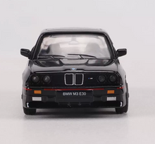 Load image into Gallery viewer, Shadow 1:64 Black M3 E30 Coupe Sports Model Diecast Metal Car New Collection
