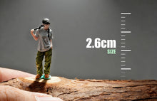 Load image into Gallery viewer, 1:64 Painted Figure Model Miniature Resin Diorama Toy Sand Hiphop Girl Pretty
