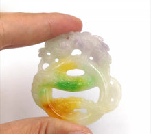Load image into Gallery viewer, Nature Jade Dragon Pendant Necklace Gift Jewelry charm Blessing Lucky Fortune
