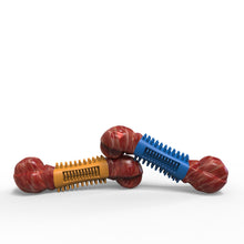 Load image into Gallery viewer, Dog Bone Chew Durable Toys Aggressive chewers non-toxic Rubber Puppy Toy Pet NEW
