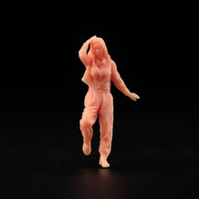 Load image into Gallery viewer, 1:64 Painted Unpainted Figure Model Miniature Resin Diorama Sand Toy Sporty Girl New

