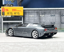 Load image into Gallery viewer, MINIGT 1:64 Gray Bugatti EB110 Racing Sports Model Diecast Metal Car BN
