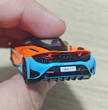 Load image into Gallery viewer, Masdi 1:64 Orange 765LT Racing Sports Model Diecast Metal Car New Collection
