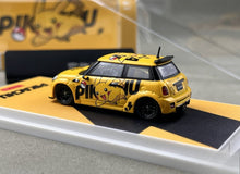 Load image into Gallery viewer, CC 1:64 Yellow Mini Cooper Widebody Sports Model Diecast Metal Car New Collection
