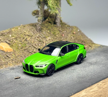 Load image into Gallery viewer, AR 1:64 Green M3 G80 Sedan Sports Model Diecast Metal Car New Collection
