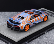 Load image into Gallery viewer, HH 1:64 Blue Orange Chiron Super Sports 300+ Model Diecast Resin Car BN
