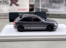 Load image into Gallery viewer, Model1 1:64 JDM Gray Civic EK9 R Hatchback Sports Model Diecast Metal Car New Collection
