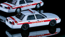 Load image into Gallery viewer, Rollin 1:64 HEC White NYCSO CV CROWN VICTORIA Model Diecast Metal Car New Collection
