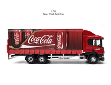 Load image into Gallery viewer, 1:76 Red Scania 94D 6 Wheel Delivery Truck Model Diecast Metal Car Box New Collection
