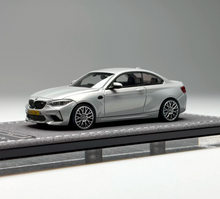 Load image into Gallery viewer, Mortal 1:64 Silver F87 M2 Coupe Sports Model Diecast Metal Car Box New Collection
