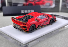 Load image into Gallery viewer, HKM 1:64 Red Mansory F9xx Hard Top Racing Sports Model Diecast Metal Car New Collection
