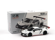 Load image into Gallery viewer, Poprace 1:64 White NSX GT3 EVO22 Sports Model Diecast Metal Car New Collection
