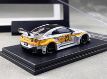 Load image into Gallery viewer, MC 1:64 White GTR R35 LBWK RR #23 Racing Sports Model Diecast Metal Car New Collection
