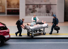 Load image into Gallery viewer, 1:64 Painted Figure Model Miniature Resin Diorama Sand Rescue Medical Personnel
