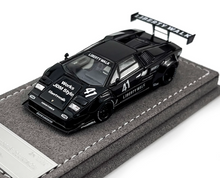 Load image into Gallery viewer, Topart 1:64 Black LBWK Countach #41 Racing Sports Model Diecast Metal Car New Collection

