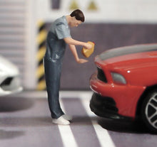 Load image into Gallery viewer, 1:64 Painted Figure Model Miniature Resin Diorama Sand Toy Repairman Set Worker New
