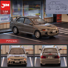 Load image into Gallery viewer, JKM 1:64 Grey JDM Mitsubishi Lancer Evolution EVO 4 IV Racing Sports Model Toy Metal Car
