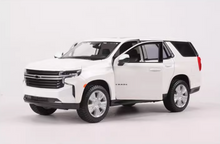 Load image into Gallery viewer, Maisto 1:26 2021 Chevrolet Tahoe Full Size SUV Model Diecast Metal Car New
