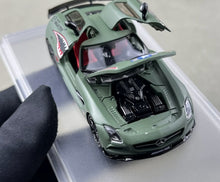 Load image into Gallery viewer, FW 1:64 Green Shark SLS BS Coupe Sports Open Model Diecast Metal Car New Collection
