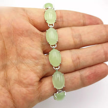 Load image into Gallery viewer, Nature Jade Beaded Bracelet Jewelry Blessing Lucky Fortune Gift For Her Green Y
