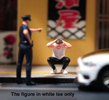 Load image into Gallery viewer, 1:64 Painted Figure Model Miniature Resin Diorama Sand Arrested Criminal Man Toy Collection

