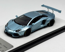 Load image into Gallery viewer, PGM 1:64 Ice Blue LBWK Aventador LP700-4 Sports Model Diecast Metal Car New Collection
