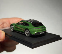 Load image into Gallery viewer, AF 1:64 Green Taycan Tturbo S Cross Turismo Sports Model Diecast Metal Car New Collection

