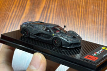 Load image into Gallery viewer, DMH 1:64 Black Full Carbon Laferrari Aperta Sports Model Diecast Resin Car New Collection
