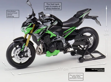 Load image into Gallery viewer, WELLY 1:12 Green 2024 Kawasaki Z900 SE Motorcycle Bike Sports Model Diecast
