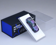 Load image into Gallery viewer, ATS 1:64 Purple RX7 FC3s MK2 Hatchback Sports Model Diecast Metal Car New Collection
