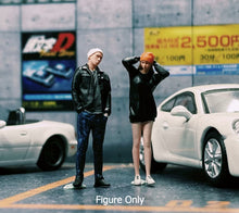 Load image into Gallery viewer, 1:64 Painted Figure Miniature Mini Resin Model Diorama Scene street girl boy set
