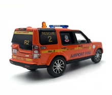 Load image into Gallery viewer, 1:76 Orange Discovery 4 Airport Fire SUV Sports Model Diecast Metal Car New Collection
