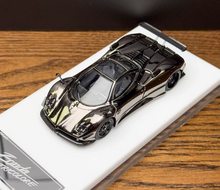 Load image into Gallery viewer, HH 1:64 Plating Black Zonda Tricolore Sports Model Diecast Metal Car New Collection

