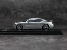 Load image into Gallery viewer, Rollin 1:64 Silver 2008 Charger SRT Sedan Sports Model Diecast Metal Car New Collection
