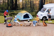 Load image into Gallery viewer, 1:64 Painted Figure Model Miniature Resin Diorama Cafe Sitting Pose Lady Man Toy Collection
