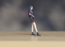 Load image into Gallery viewer, 1:24 Painted Figure Model Miniature Resin Diorama Sand Beauty Lady Trendy Girl
