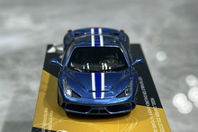 Load image into Gallery viewer, TOC 1:64 Blue FE458 Speciale Sports Model Diecast Metal Car New Collection
