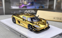Load image into Gallery viewer, HKM 1:64 Electroplated Gold One 1 Racing Sports Model Diecast Metal Car New Collection
