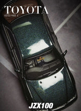 Load image into Gallery viewer, Tarmac 1:64 JDM Green Mark II JZX100 VERTEX Sports Model Diecast Metal Car New
