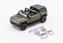 Load image into Gallery viewer, GCD 1:64 Green Hummer EV ORV SUV Sports Model Diecast Metal Car New

