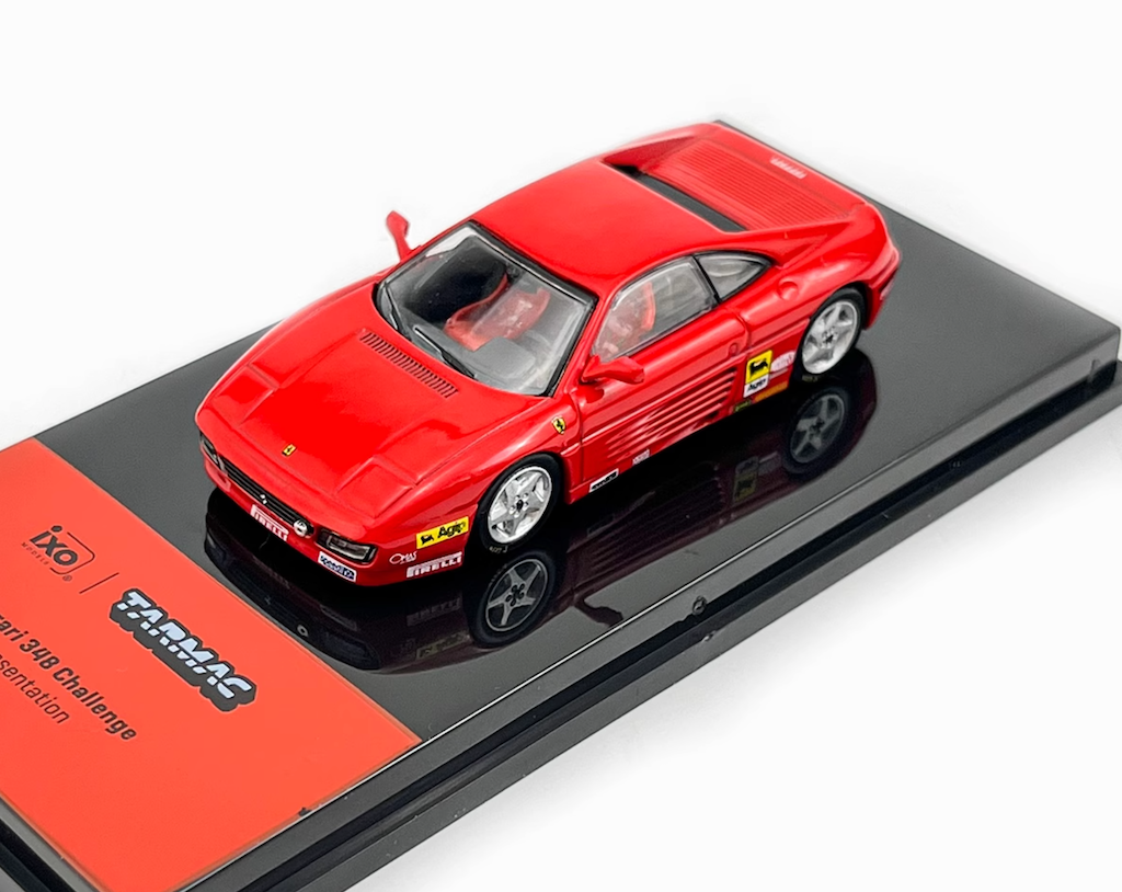 Tarmac 1:64 Red Ferrari 348 Challenge Sports Model Diecast Metal Car New Collection