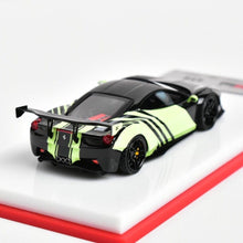 Load image into Gallery viewer, Scalemini 1:64 Black 458 LBWK Racing Sports Model Diecast Resin Car New
