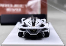 Load image into Gallery viewer, DMH 1:64 White Project Evo Racing Sports Model Diecast Metal Car New Collection
