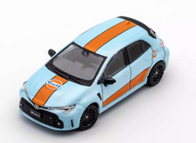 Load image into Gallery viewer, GCD 1:64 JDM Gulf GR Corolla Hatchback Sports Model Metal Diecast Car New Collection
