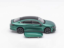 Load image into Gallery viewer, GCD 1:64 Green Volkswagen Arteon R CC Coupe Sports Roof Box Model Toy Metal Car BN
