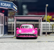 Load image into Gallery viewer, Flame 1:64 Pink Dinosaur #43 RWB 993 Sports Model Diecast Metal Car New Collection
